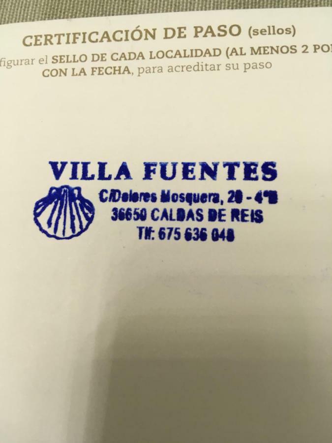Villa Fuentes Caldas De Reis Exterior foto